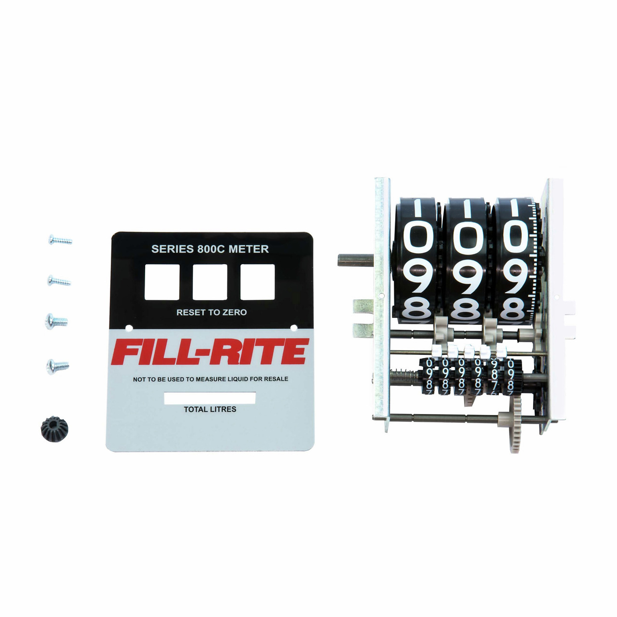 Fill-Rite Liter Register and Faceplate Kit - For 800 Series Meters, Model# KIT800LR